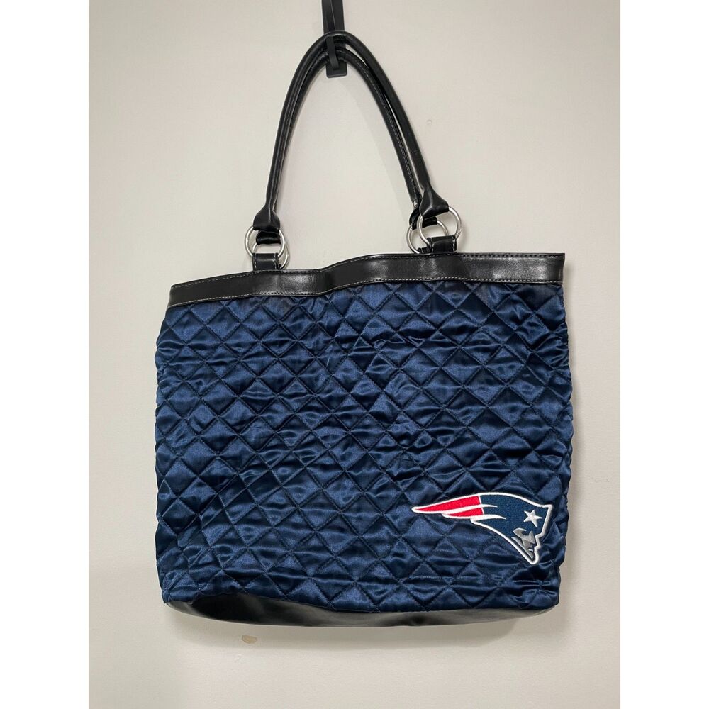 ProFANity New England Patriots Shoulder Handbag Purse NFL football‎ Navy Quilted